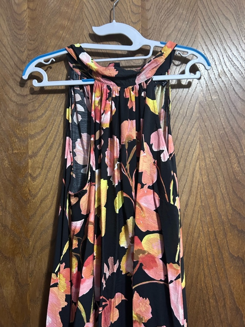 Torrid 1X Midi High-neck tie-back dress NWT - Picture 5 of 7